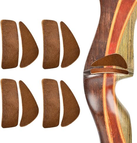 2PCS Fur Recurve Bow Stays Brown Target Bow Stabilizer for Traditional Recurve Bow Hunting and Archery Training in Kuwait
