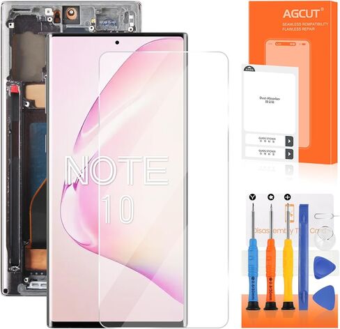 INCELL for Samsung Galaxy Note 10 Screen Replacement for Samsung Note 10 LCD Display SM-N970F, SM-N970U LCD Digitizer Touch Assembly Black with Frame in Kuwait