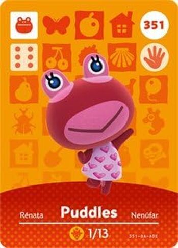 Puddles - بطاقة أميبو للسلسلة 4 من نينتندو أنيمال كروسينج هابي هوم ديزاينر - 351 in Kuwait