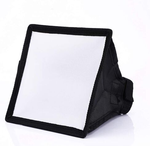 15x17cm Portable Softbox Diffuser for Flash Light - Softens Harsh Shadows, Eliminates Red Eye, Lightweight & Easy to Mount in Kuwait