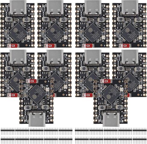 10pcs Type-C Supermini ESP32-S3 Development Board Supermini Development Board 2.4GHz WiFi Bluetooth 160MHz Running Frequency Compatible with Arduino in Kuwait