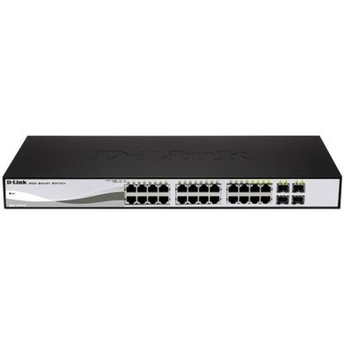 2QC4303 - محول إيثرنت D-Link WebSmart DGS-1210-28P in Kuwait
