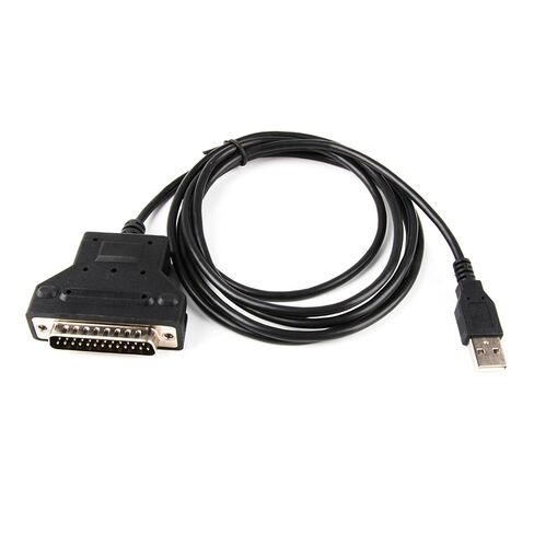 كابل توصيل ذكر USB إلى DB25 25Pin 25-Pin RS232 للطابعات القديمة وأدوات الآلات محول USB لنقل البيانات المستقر in Kuwait