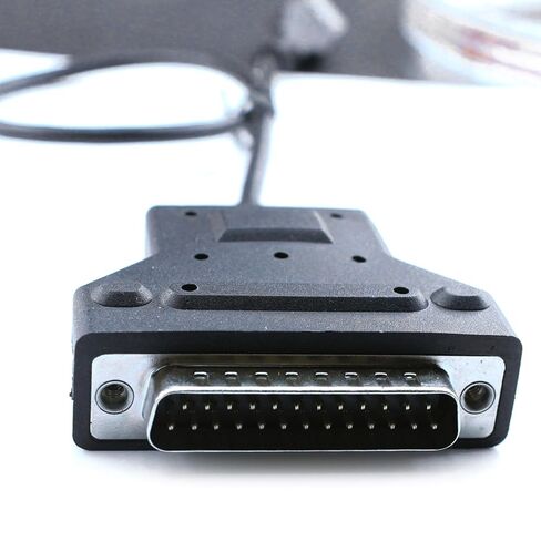كابل توصيل ذكر USB إلى DB25 25Pin 25-Pin RS232 للطابعات القديمة وأدوات الآلات محول USB لنقل البيانات المستقر in Kuwait