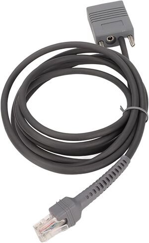 كابل تسلسلي RS232، كابل ماسح الباركود PVC RJ45 للرمز LS1203 LS2208 LS4208، بطول 2 متر وتصميم تشغيل التوصيل in Kuwait