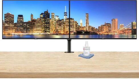 Dell Pro P P2726H 27″ Full HD (1920 x 1080) 120Hz LED Business Monitor, 2-Pack Bundle with Adaptive-Sync, Mount Compatible, Anti-Glare, USB Type-C, HDMI, DisplayPort, Desk Mount Stand, Cleaning Kit in Kuwait