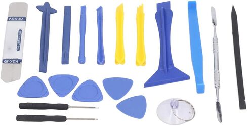 Fafeicy 19-Piece Electronic Repair Tool Kit, Stainless Steel Pry Tools, Ideal for Smartphone Laptop and Electronics Opening and Repair in Kuwait