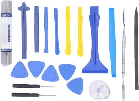 Fafeicy 19-Piece Electronic Repair Tool Kit, Stainless Steel Pry Tools, Ideal for Smartphone Laptop and Electronics Opening and Repair in Kuwait