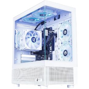NINGMEI Soul Gaming PC Desktop Computer, AMD Ryzen 7 5700G (up to 4.6GHz), 16GB DDR4 RAM, 1TB NVMe SSD, 6 RGB Fans, Windows 11 Home - Prebuilt Gaming Desktop for Esports, Streaming, Work & Home Office in Kuwait