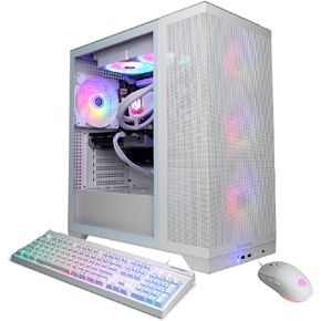 كمبيوتر CyberPowerPC Gamer Supreme للألعاب، Intel Core Ultra 7 270K Plus 3.7 جيجا هرتز، GeForce RTX 5060 Ti 8 جيجا، 16 جيجا DDR5، 1 تيرابايت PCIe 4.0 SSD، جاهز للواي فاي ونظام التشغيل Windows 11 Home (SLC9060A2) in Kuwait