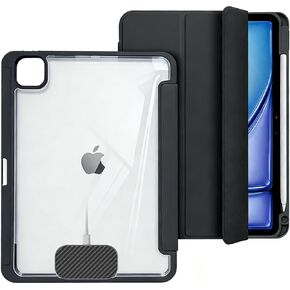 Case for iPad Pro 12.9 Inch, Magnetic Wireless-Like Charging Case for iPad Pro 12.9inch(3rd/4th/5th/6th) & iPad Air 13 (M2/M3) ONLY, Compatible Support Apple Pencil 2 in Kuwait