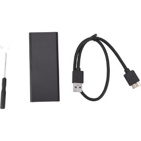 SUNGOOYUE M.2 to USB 3.0 Enclosure Adapter, Aluminum Alloy Case for M.2 SSD, with LED Light Supports 6Gbps Transfer Rate for Laptop Desktop in Kuwait