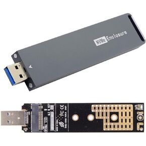 USB 3.0 to Single Protocol Channel B/M-Key M.2 SATA 2280 2260 2242 2230 SSD External PCBA Case Conveter Adapter Enclosure ASM1153E Chipset in Saudi Arabia
