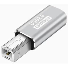 Lavett USB-B إلى USB C محول B الطابعة ذكر نوع تحويل موصل مزامنة البيانات in Kuwait