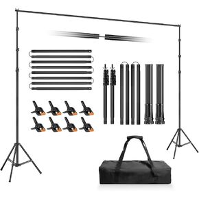Backdrop Stand Kit 10x7ft(WxH) for Party Photography Weddings in Kuwait