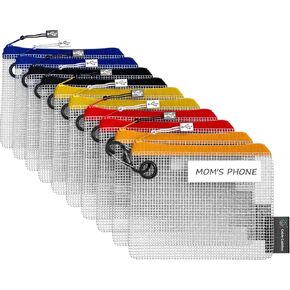 USB Cable Organizer Pouch, Manage Cables, Travel Cable Oranizer, Color Coded with USB Zipper Pulls in Saudi Arabia