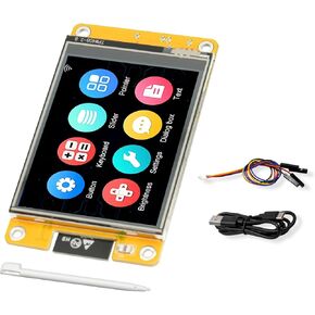 شاشة ESP32 مقاس 2.8 بوصة، شاشة TFT LCD مقاومة تعمل باللمس 240x320، لوحة تطوير ESP 32 مع WiFi + Bluetooth، متوافقة مع Arduino IDE in Kuwait