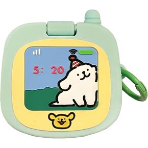 حالة الكرتون لطيف لAirPods 4 حالة الجيل الرابع، 3D Kawaii لينة سيليكون غطاء بطة صفراء مع سلسلة المفاتيح بارد مضحك الفتيان الفتيات النساء لAirPods 4 in Kuwait