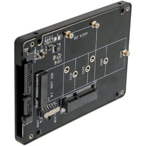 mSATA 50mm Mini PCI-E SATA SSD to 2.5 inch IDE 44Pin PATA Enclosure White Plastic Case Compatible with Notebook Laptop Disk SSD in Kuwait