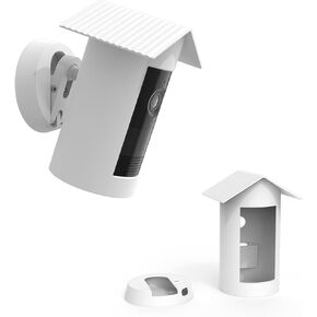 Waterpoor Silicone Cover for Ring Outdoor Cam Plus(Black/White) (Black) in Kuwait