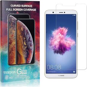 واقي شاشة من الزجاج المقسى لهاتف Enjoy 7، زجاج مقسى عالي الدقة لهاتف Huawei Enjoy 7 مضاد لبصمات الأصابع، عبوة واحدة in Kuwait