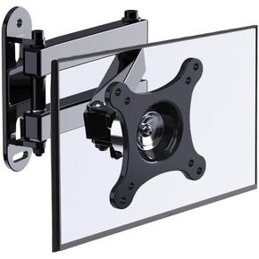 Monitor Arm Single Monitor Wall Mount for Most 10-27" Monitors Within 33.0 Lbs, Full Motion Adjustable Wall Mount Articulating Arms Swivel Tilt Extension Rotation Monitor in Kuwait