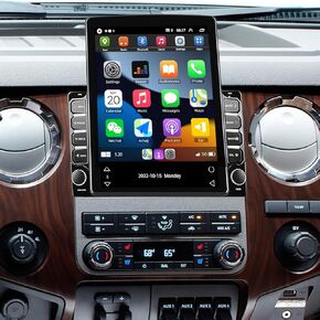 [2G+64G] Car Radio for 2008 2009 2010 2011 2012 2013 2014 2015 2016 Ford F-250 F-350 Super Duty with Wireless Carplay Android Auto Bluetooth Touchscreen Stereo GPS/SWC/FM/Backup Camera in Saudi Arabia