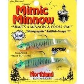 تقليد MINOW SHAD/2.5 بوصة/1/4 أونصة-#2/0 HK/2 عبوة/FIRETIGER in Kuwait