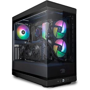كمبيوتر مكتبي للألعاب باللون الأسود، معالج Intel 8-Core i3-10300، ذاكرة الوصول العشوائي 4 جيجابايت، 128 جيجابايت SSD، GeForce GT 610، WiFi 6، بلوتوث، RJ-45، Windows 11 Home in Kuwait