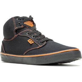 Harley-Davidson Men's Wrenford Canvas Sneakers D93544 (Black, 8.5) in Kuwait