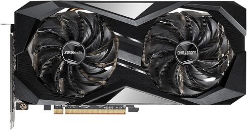 ASRock Radeon RX 6700 XT Challenger D 12GB OC Graphics Card, 2615 MHz Boost Clock, 12GB GDDR6, AMD RDNA 2, DisplayPort 1.4, HDMI 2.1 VRR, PCIe 4.0, Dual Fan Cooling in Kuwait