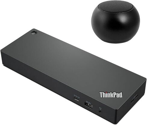 Lenovo ThinkPad Universal Dock and Mini Speaker, for T-Series Gen 1-3, E-Series Gen 1-5, L-Series Gen 1-3, P1 Gen 1-5, P-Series Gen 1-3, X-Series Gen 1-3, X1-Series Gen 8-10, Yoga, Z-Series Gen 1-2 in Kuwait