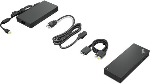 Lenovo ThinkPad Universal Dock and Mini Speaker, for T-Series Gen 1-3, E-Series Gen 1-5, L-Series Gen 1-3, P1 Gen 1-5, P-Series Gen 1-3, X-Series Gen 1-3, X1-Series Gen 8-10, Yoga, Z-Series Gen 1-2 in Kuwait