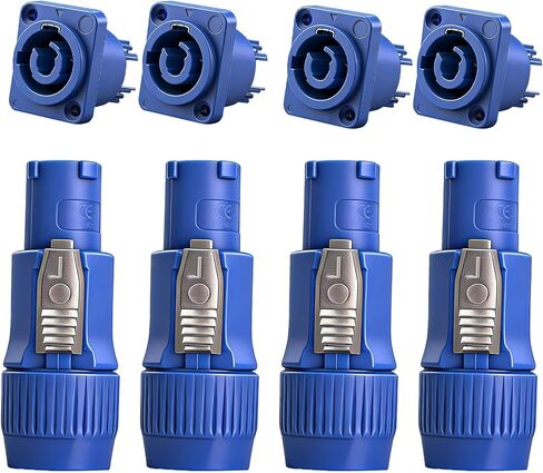 10 قطع موصل Powercon 3 XLR AC الصوت المرحلة موصل دائري التوصيل 3 دبوس متوافق مع Neutrik Powercon NAC3FCA NAC3FCB NAC3MA-1 NAC3MPB-1 in Kuwait