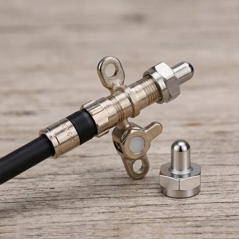 5-Pack 75 Ohm Terminator, Coax Cap Cover Coax Cable Ends Coaxs Ends F Type Cap Protective Cover Coaxial Cable Adapter for Splitter, AMP, Coaxial Cables, TV Antenna & Wall Plate in Kuwait