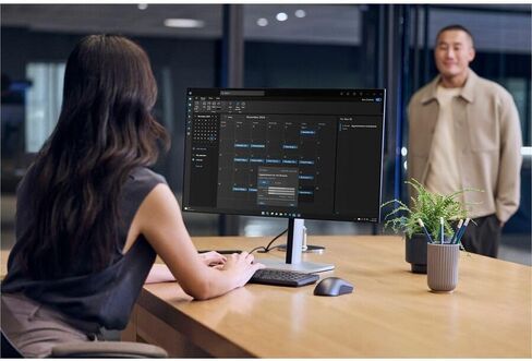 HP EliteBoard G1a Next Gen AI PC Desktop with Attached Cable - AMD Ryzen AI 5 Pro 340, 16GB DDR5 RAM, 256GB SSD, Windows 11 Pro, AMD Radeon 840M Graphics in Kuwait