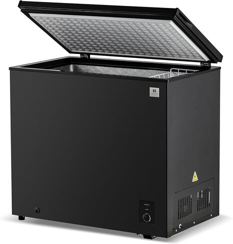 RCA FRF470-أسود 7.0 متر مكعب. قدم فريزر أفقي، أسود in Kuwait