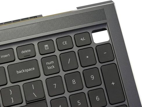 حافظة علوية بديلة من BestParts مع لوحة مفاتيح أمريكية بإضاءة خلفية متوافقة مع Dell Vostro 15 7510 - XV1DW 0XV1DW in Kuwait