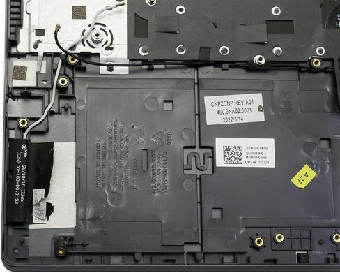 حافظة علوية بديلة من BestParts مع لوحة مفاتيح أمريكية بإضاءة خلفية متوافقة مع Dell Vostro 15 7510 - XV1DW 0XV1DW in Kuwait