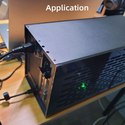 حافظة قاعدة GPU متوافقة مع Thunderbolt TH3P4G3 صندوق الإسكان المعدني يدعم شاشة OLED مجموعة مراوح التحكم في درجة الحرارة TH3P4G3 حافظة قاعدة GPU المتوافقة مع Thunderbolt- إطار معدني يدعم شاشة OLED تبريد 1U in Kuwait