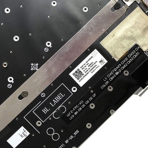 لوحة مفاتيح Zahara US مع إضاءة خلفية لجهاز Lenovo ThinkPad X1 Yoga 2nd Gen 2 2017 3rd Gen 3 2018 RVWV-84US SM10P95359AG 01HY808، 0YH848، 01HY928 2nd Gen 2017 (النوع 20JD، 20JE، 20JF، 20JG) in Kuwait