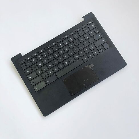 قطعة بديلة لجهاز HP Fortis Chromebook 11 G10 للكمبيوتر المحمول العلوي Palmrest لوحة المفاتيح لوحة اللمس جزء التجميع 11.6 بوصة N93657-001 غطاء علوي أسود in Kuwait