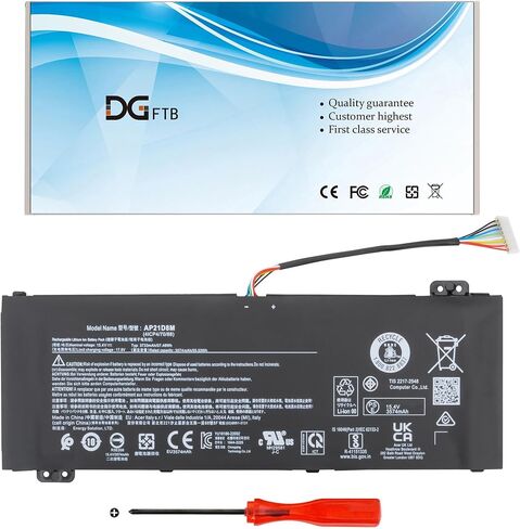 AP21D8M Battery Replacement Compatible for Acer Nitro 5 AN515-46 AN515-47 AN515-58 AN515-58-56CL AN515-58-766R AN515-58-72QR Nitro V 15 ANV15-51 Nitro 16 AN16-51 AN16-51-74BV 15.4V 3733mAh 57.48Wh in Kuwait