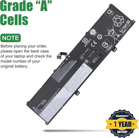 L19C4P71 SB10X19048 5B10X19050 Laptop Battery Replacement for Lenovo ThinkPad P1 X1 Extreme 3rd Gen 2020 Series Notebook L19M4P71 SB10X19047 5B10X19049 15.36V 80Wh 5235mAh in Kuwait