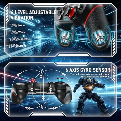 Wireless Controller for Switch/Lite/OLED/Switch 2 Pro Controller for Switch Remote Joystick Gamepad Supports Wake up, Gyro Axis, Turbo, Dual Vibration and Screenshot Function in Saudi Arabia