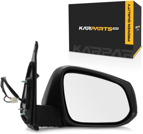 ل Toyota Tacoma Door Mirror 2016 17 18 19 20 2021 سائق جانب | السلطة | ساخنة | سوداء سوداء | استبدال لـ TO1320348 | 87940-04230 in Saudi Arabia