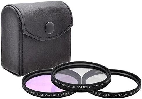 58mm Lens Filter Kit for Canon PowerShot G16 G15 (Includes Wide Angle, Telephoto, 3PC Filter Kit, 4PC Macro Lens Kit, Pen Dust Lens Cleaner, Lens Tube Adapter) in Kuwait