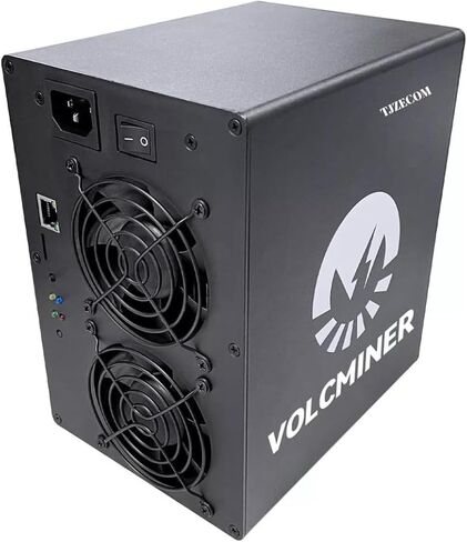 New VolcMiner D1 Mini Pre 2.2 GH/s LTC Doge BEL LKY PEP JKC CRC Dingo Miner 500W 229J/G Scrypt Algorithm 90~260V - مع سلك طاقة (بقعة أمريكية، بدون تعريفات) in Kuwait