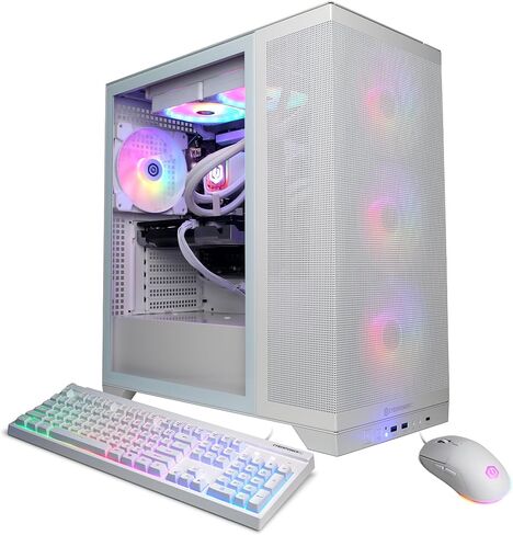 CyberPowerPC Gamer Supreme Gaming PC, Intel Core Ultra 7 270K Plus 3.7GHz, GeForce RTX 5060 Ti 8GB, 16GB DDR5, 1TB PCIe 4.0 SSD, WiFi Ready & Windows 11 Home (SLC9060A2) in Kuwait