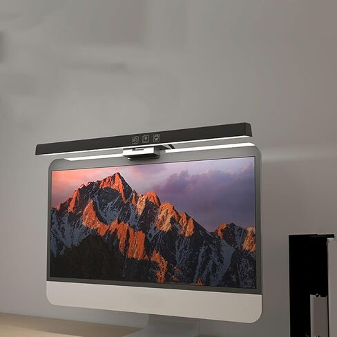 Black Lamp for Laptop Monitor Anti Blue Light Eye Care LED Computer Monitor Light Bar 13" in Kuwait